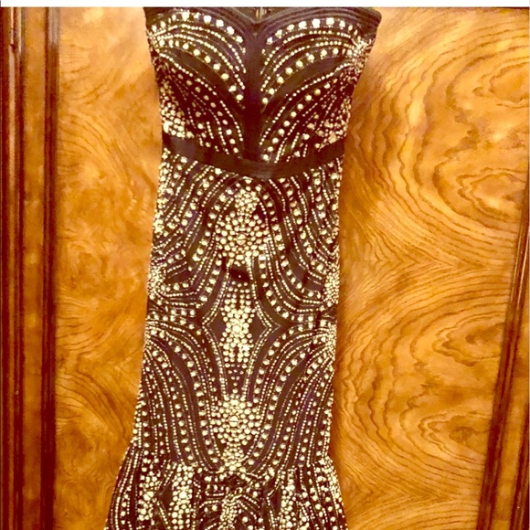 Badgley Mishka size 12 gown.  Worn once - Picture 1 of 5